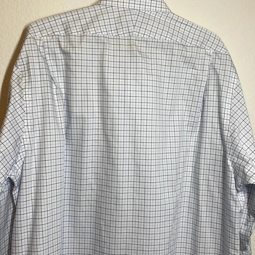 Lands End No Iron Pinpoint Oxford 17 1/2 34 - Picture 4 of 6